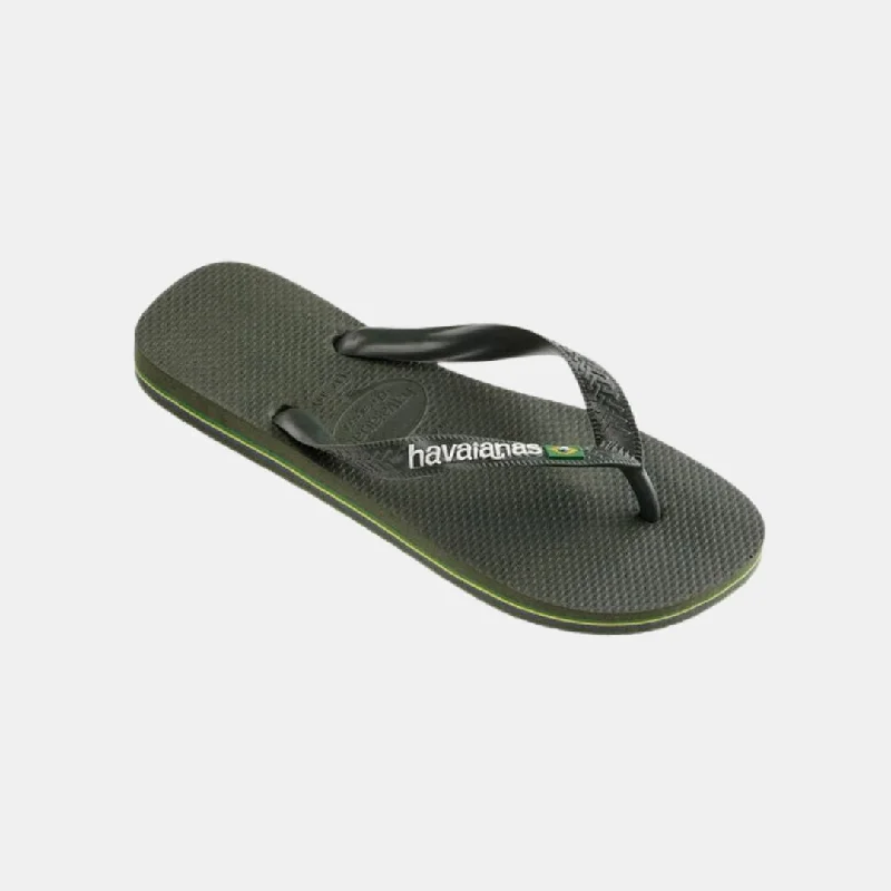 Havaianas Brasil Logo Men's Olive Green