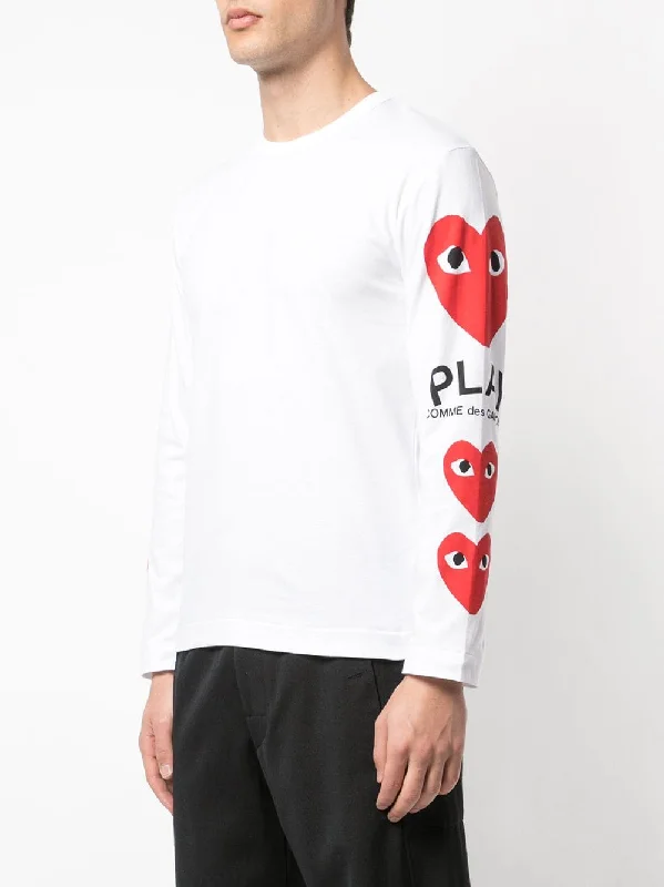 Heart Printed Sleeves T-Shirt