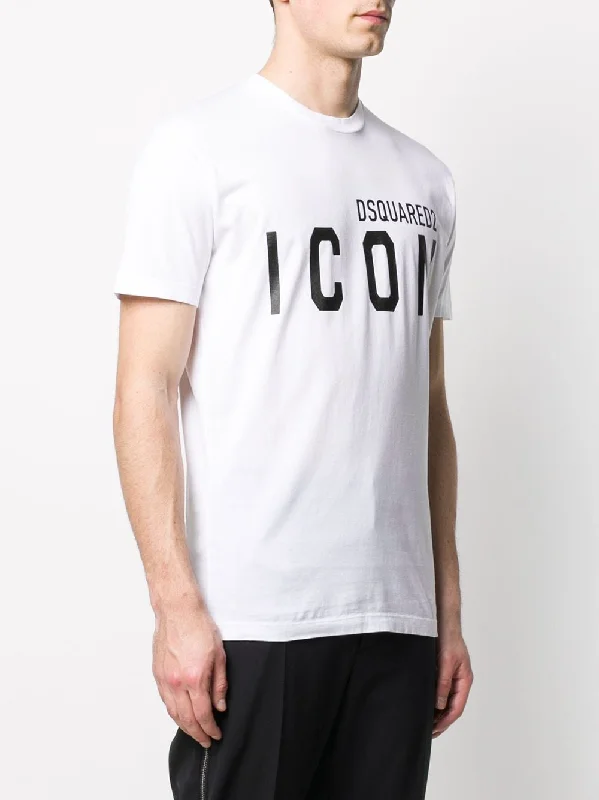 Icon-Print Crew-Neck T-Shirt