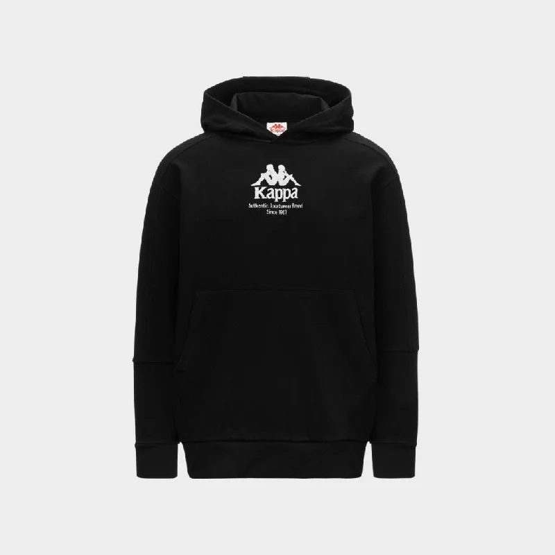 Kappa Authentic Giano Organic Hoodie Black