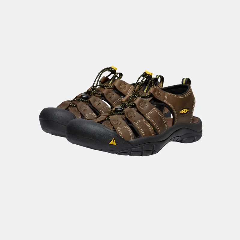 Keen Men's Newport Leather Sandal Bison