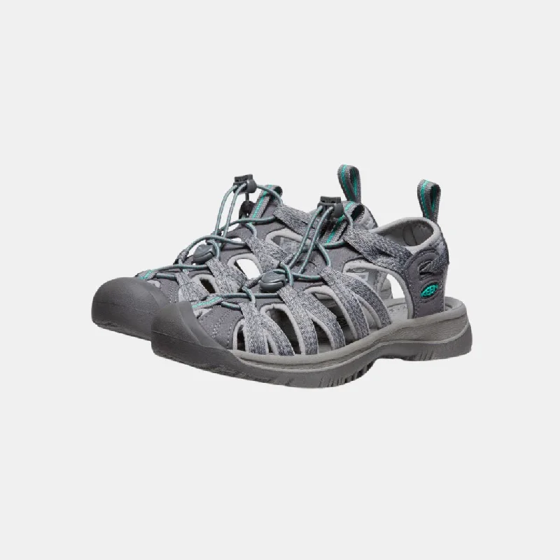 Keen Women's Whisper Medium Grey/Peacock Green