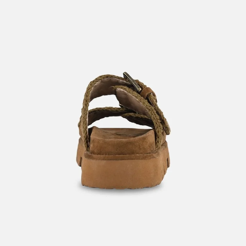 Mou Bio Sandal Two Bukless All Monochrome Nut Brown