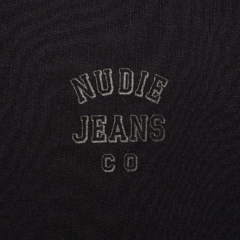 Nudie Jeans Co Frasse Logo Sweatshirt Black