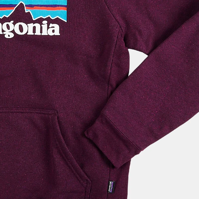 Patagonia Line Logo Ridge Stripe Uprisal Hoody Night Plum