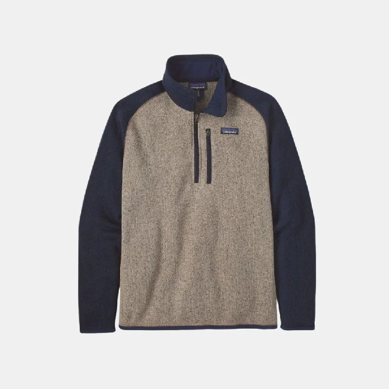 Patagonia Men's Better Sweater 1/4 Zip Fleece Oar Tan