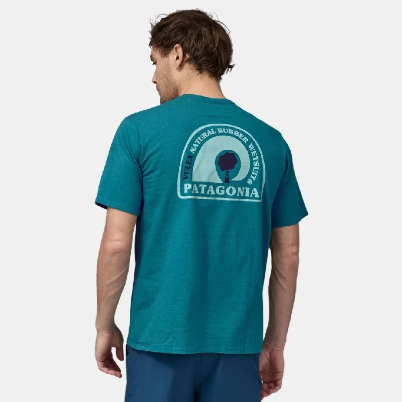 Patagonia Men's Rubber Tree Mark Responsibili-Tee T-Shirt Belay Blue