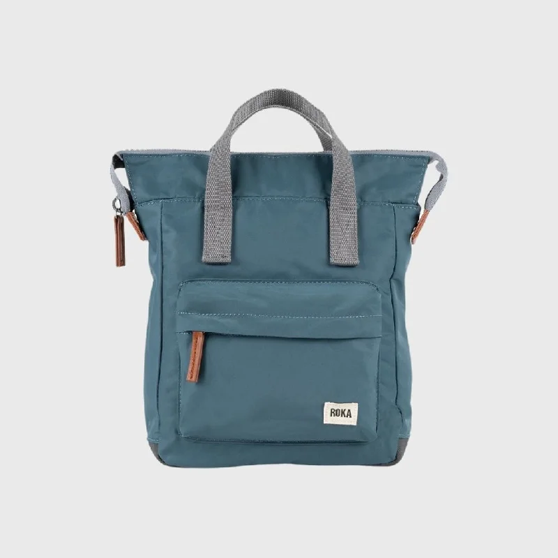 Roka London Bantry B Recycled Nylon Backpack Medium Airforce