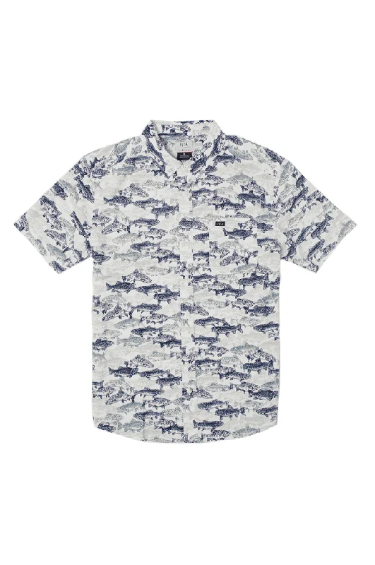 RVCA Horton Fish Woven Short Sleeve Shirt