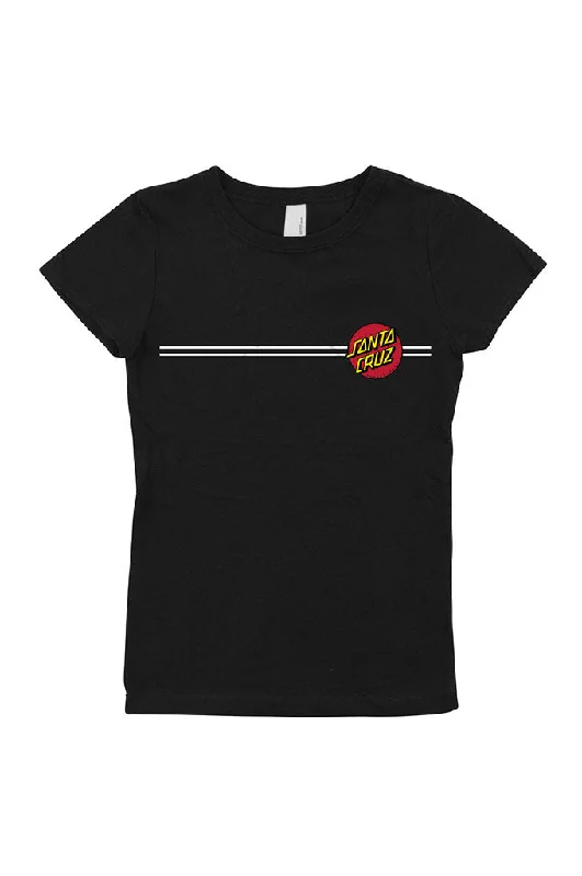 Santa Cruz Classic Dot Fitted Girls Tee