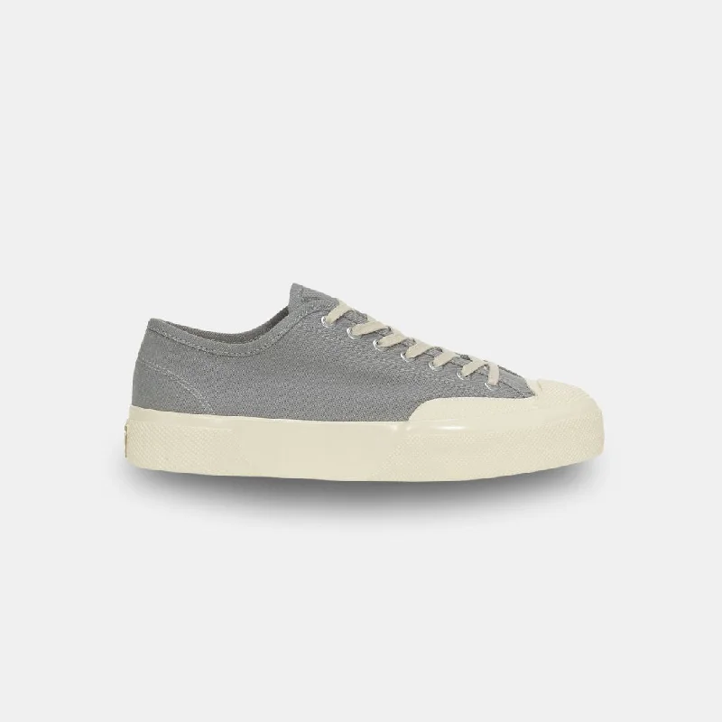 Superga Men's 2432 Works Low Cut Denim Yarm Dyed Grey Off White