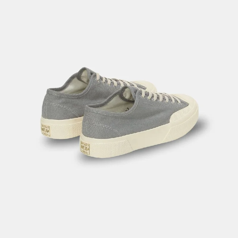 Superga Men's 2432 Works Low Cut Denim Yarm Dyed Grey Off White