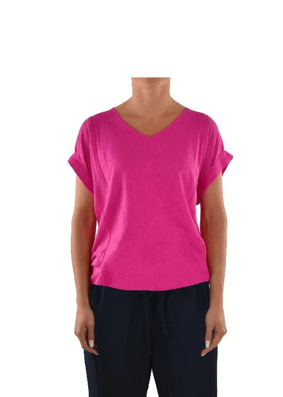 T1S2570059 Thomas Cook Women's Melissa S/S Top Pink