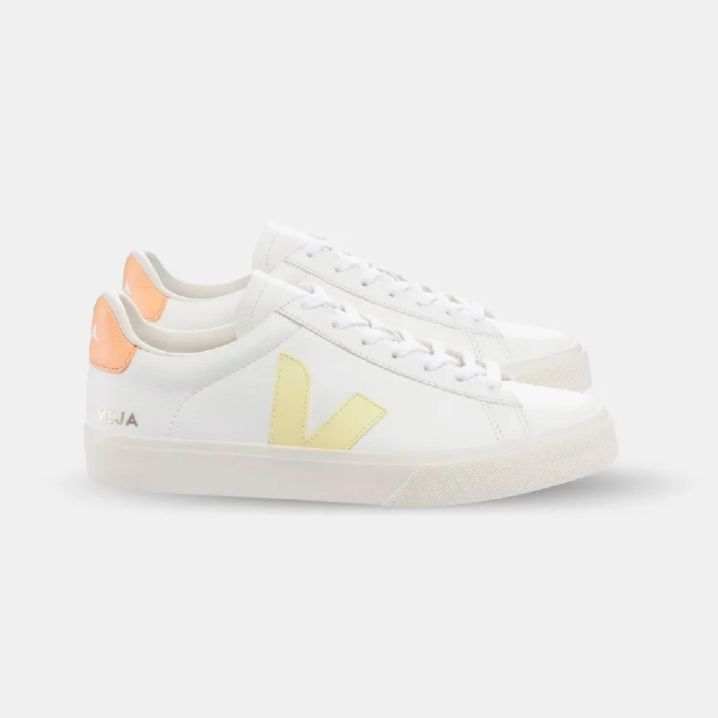 Veja Men's Campo Chromefree Extra White Sun Peach