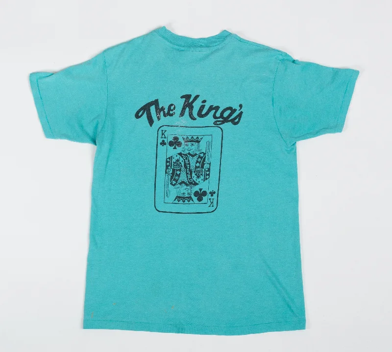 Vintage The King Of Clubs Distressed Tee - Men's Small, Women's Medium