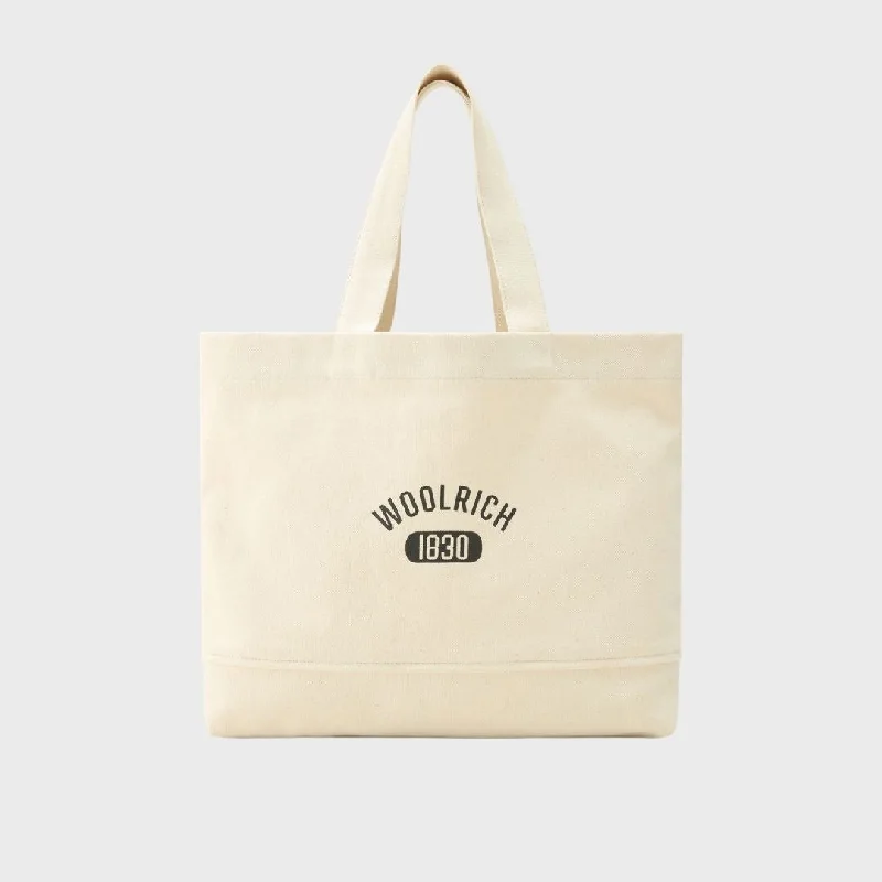 Woolrich Shopper Tote Bag Ecrue