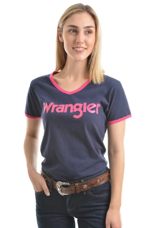 XCP2570373 Wrangler Women’s Selina Tee Navy