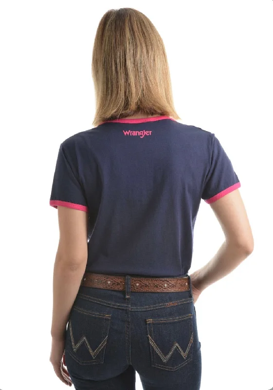 XCP2570373 Wrangler Women’s Selina Tee Navy