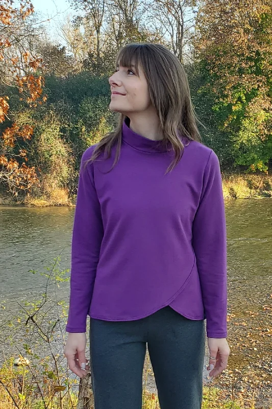 Bamboo Fleece Pullover Boysenberry