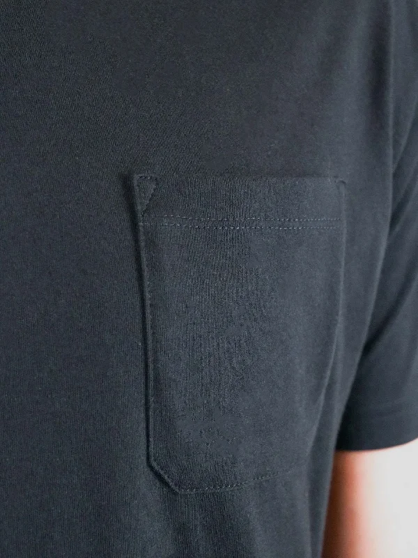 Black Pocket Tee