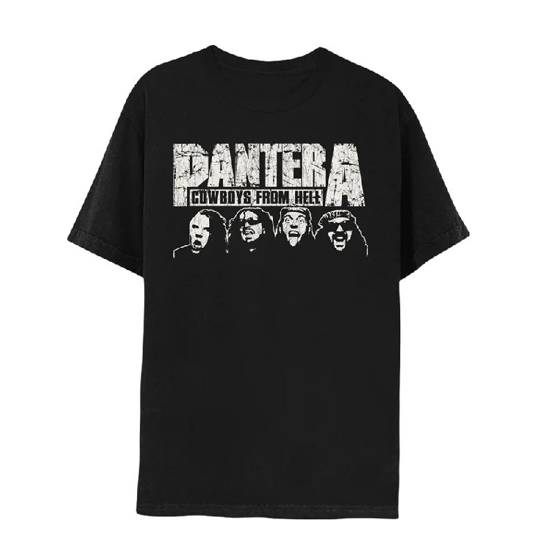 Cowboys From Hell World Tour 2024 Black T-Shirt