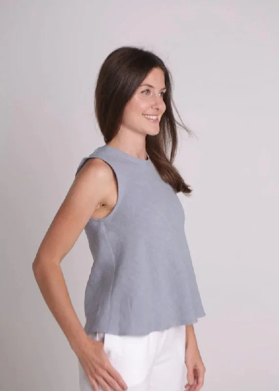 Devina Louise Hazel Top Dove Blue