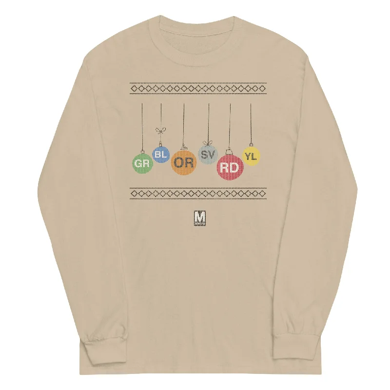 Line Ornaments (Holiday) Long Sleeve Shirt