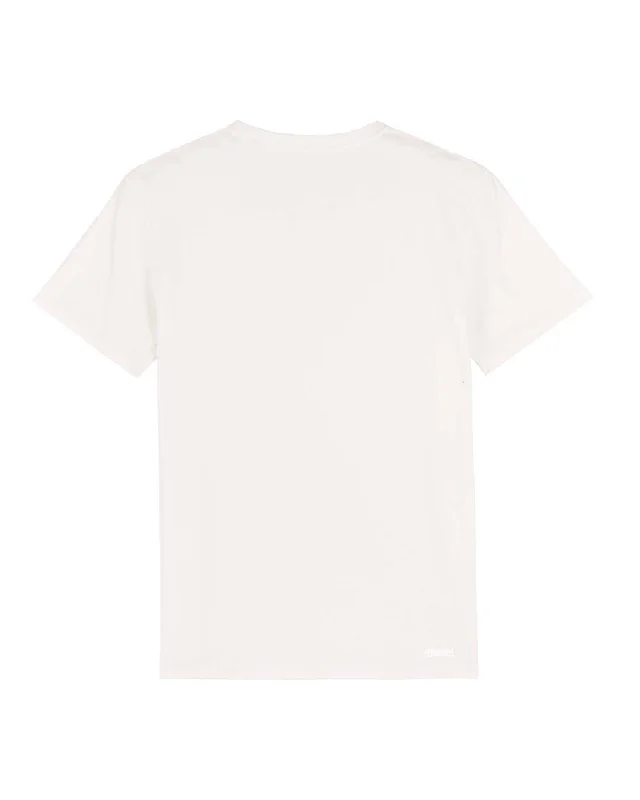 Logo Stitch T-Shirt - Off White/Red