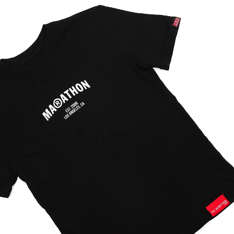 Marathon Registered Kid's T-Shirt - Black/White