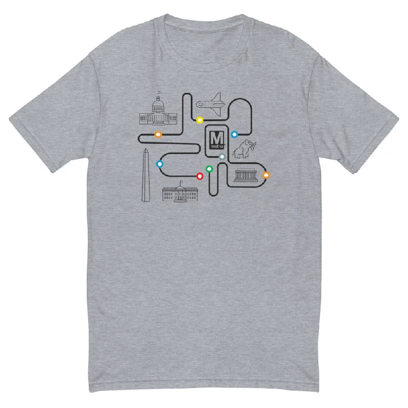 Metro Line Stops T-Shirt