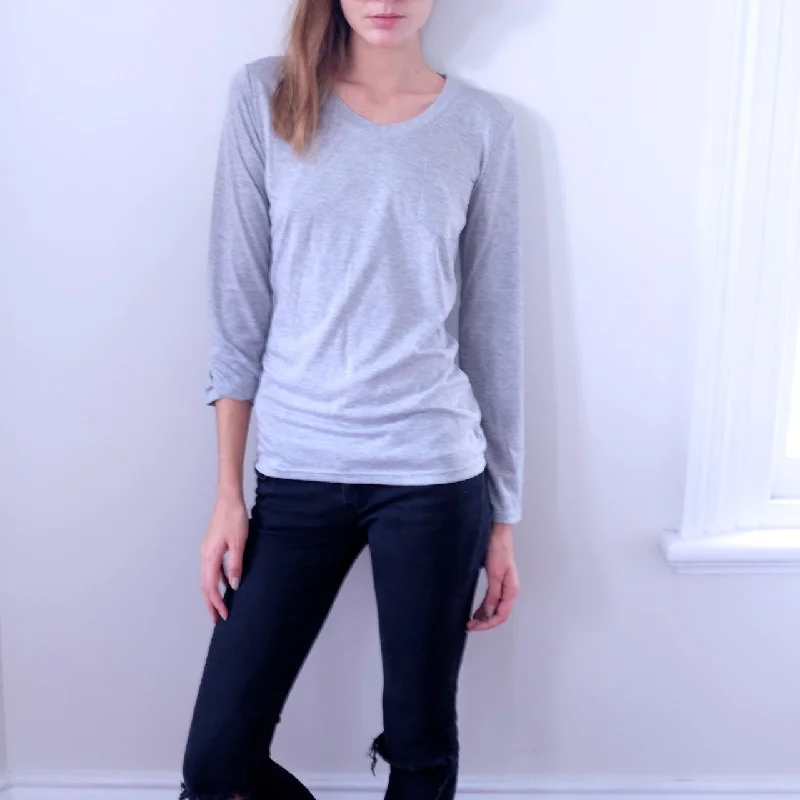 Paige Pocket Basic Top