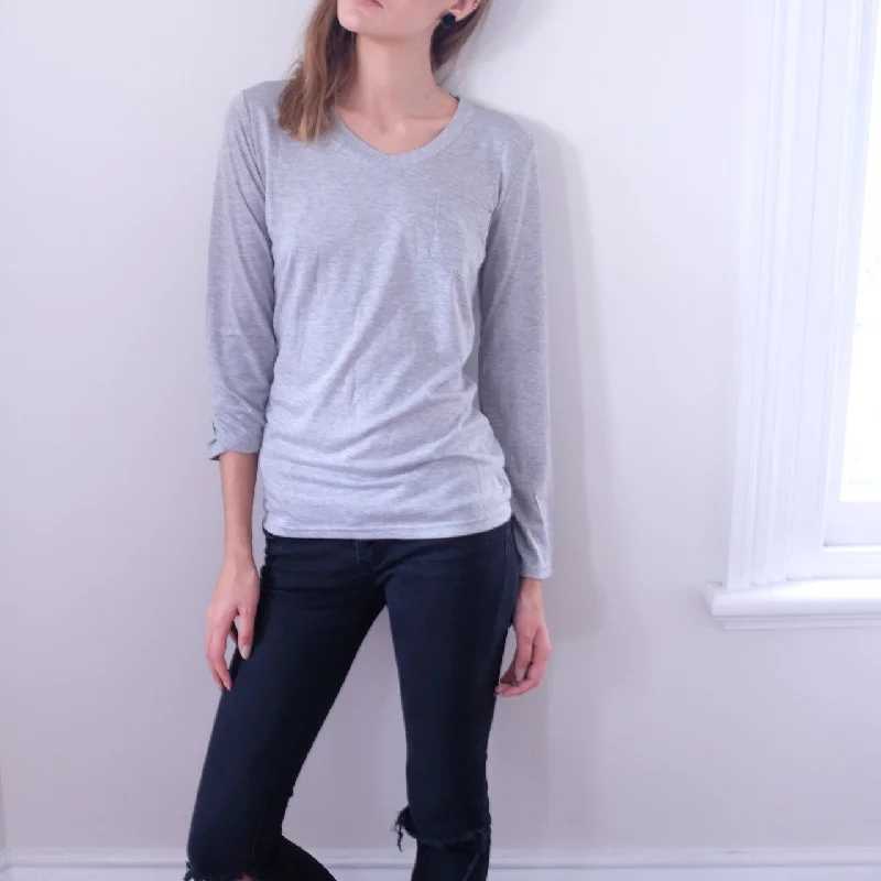 Paige Pocket Basic Top