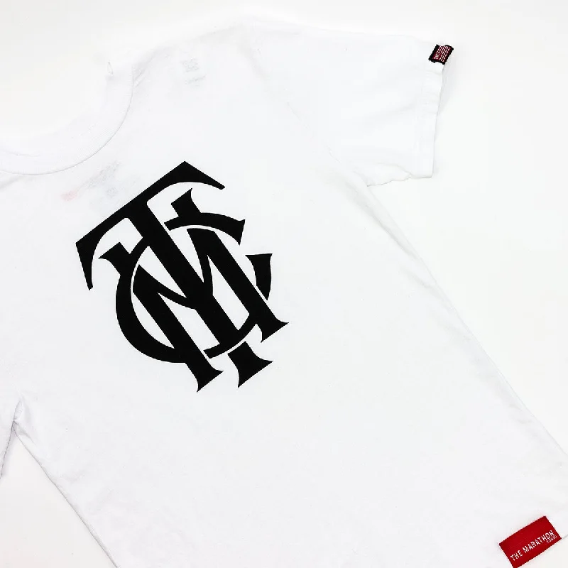 TMC Monogram Kid's T-Shirt - White/Black